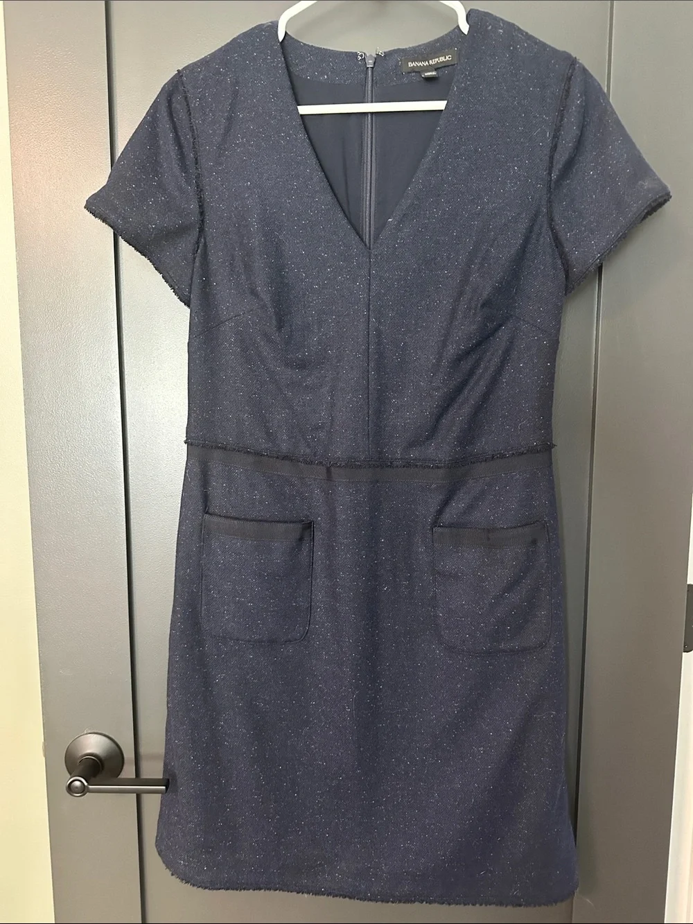 Banana Republic Flannel Shift Pocket Dress